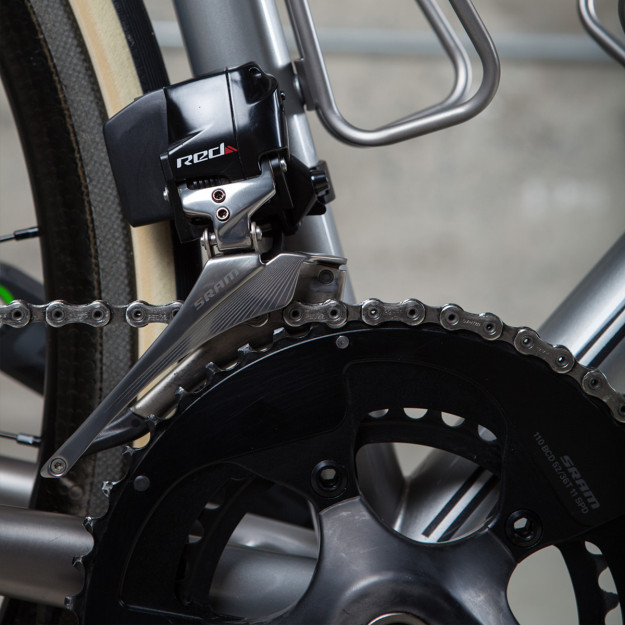 Above Category and Baum Cycles make a bike for SRAM RED® eTap