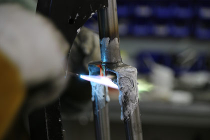 Framebuilding At Downland Cycles Part 2: Tack And Torch