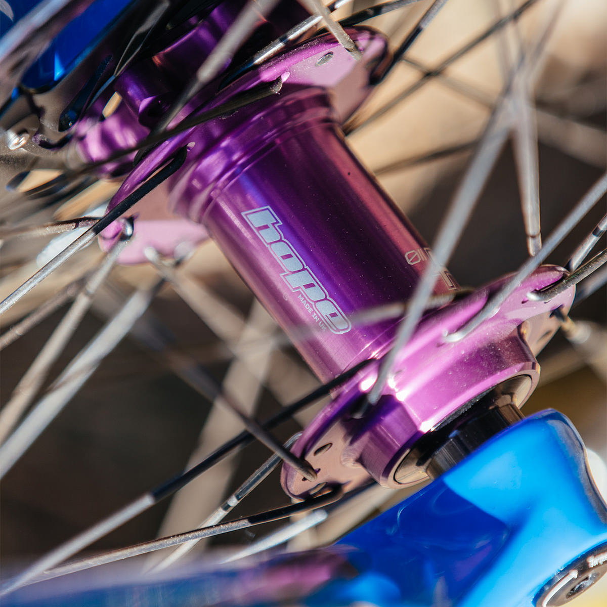 purple mtb bars